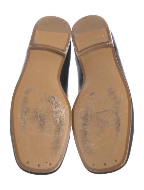 Gucci Interlocking G Logo Leather Ballet Flats
