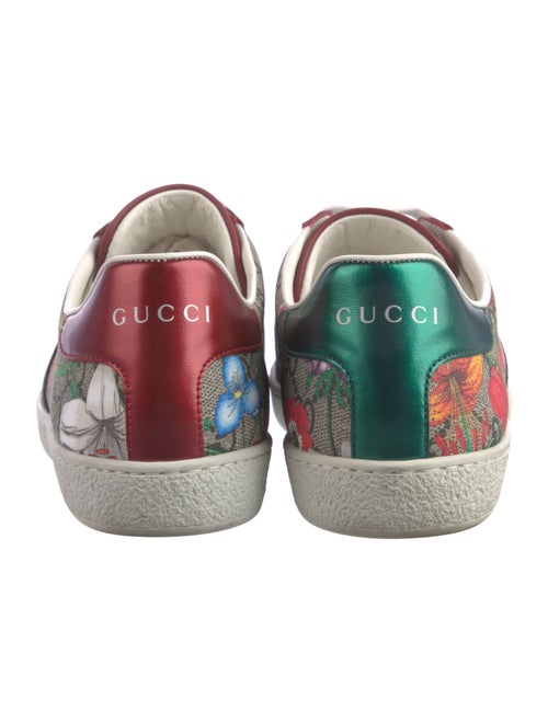Gucci Flora Print Grosgrain Trim Sneakers