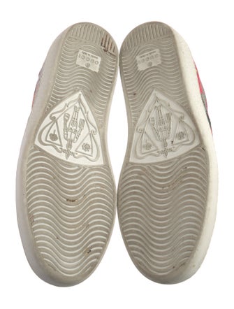 Gucci Flora Print Grosgrain Trim Sneakers