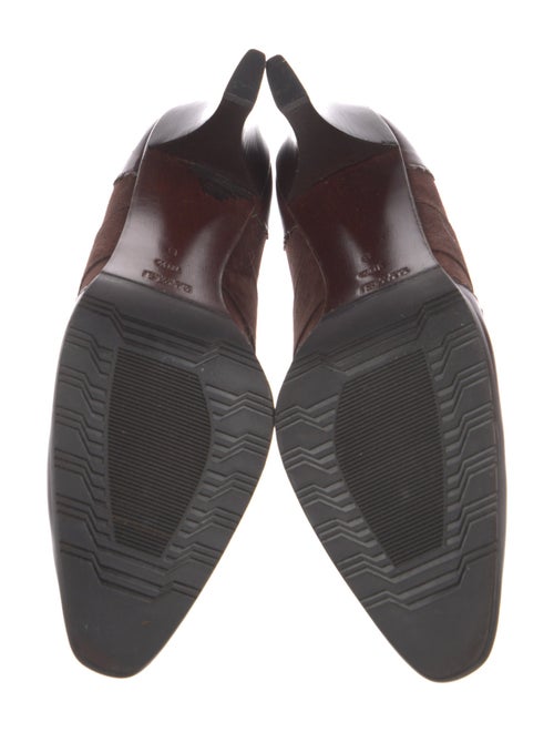 Gucci Horsebit Accent Suede Pumps