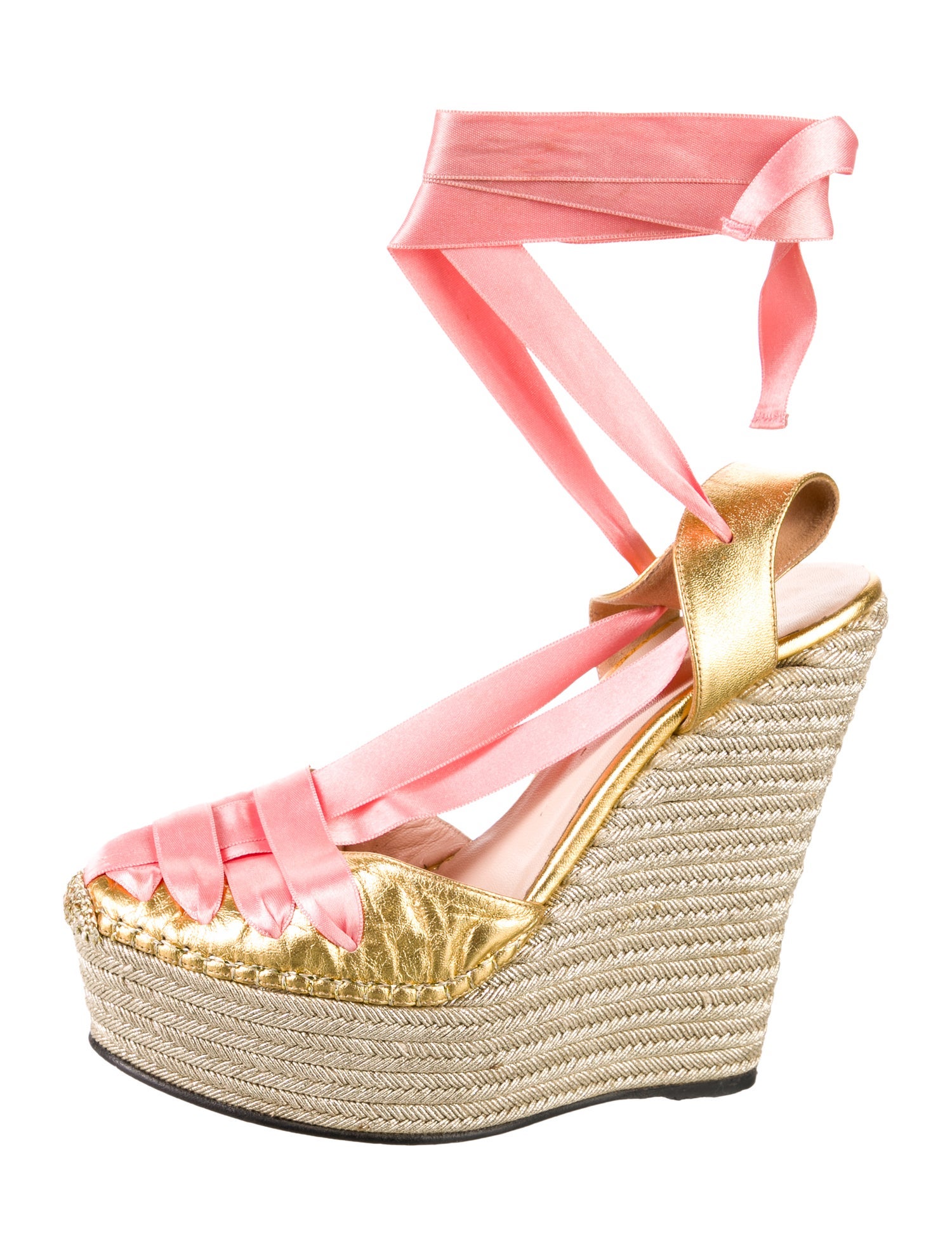 Gucci Leather Espadrilles