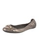 Gucci Horsebit Accent Leather Ballet Flats