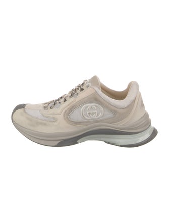 Gucci Interlocking G Logo Suede Sneakers