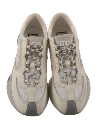 Gucci Interlocking G Logo Suede Sneakers