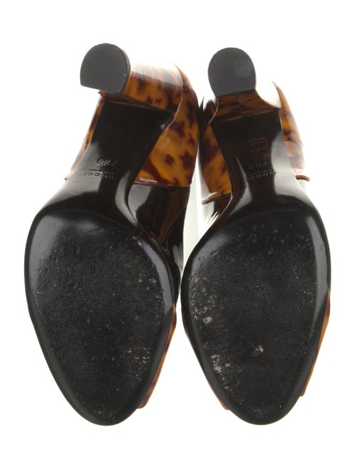 Gucci Patent Leather Animal Print Pumps