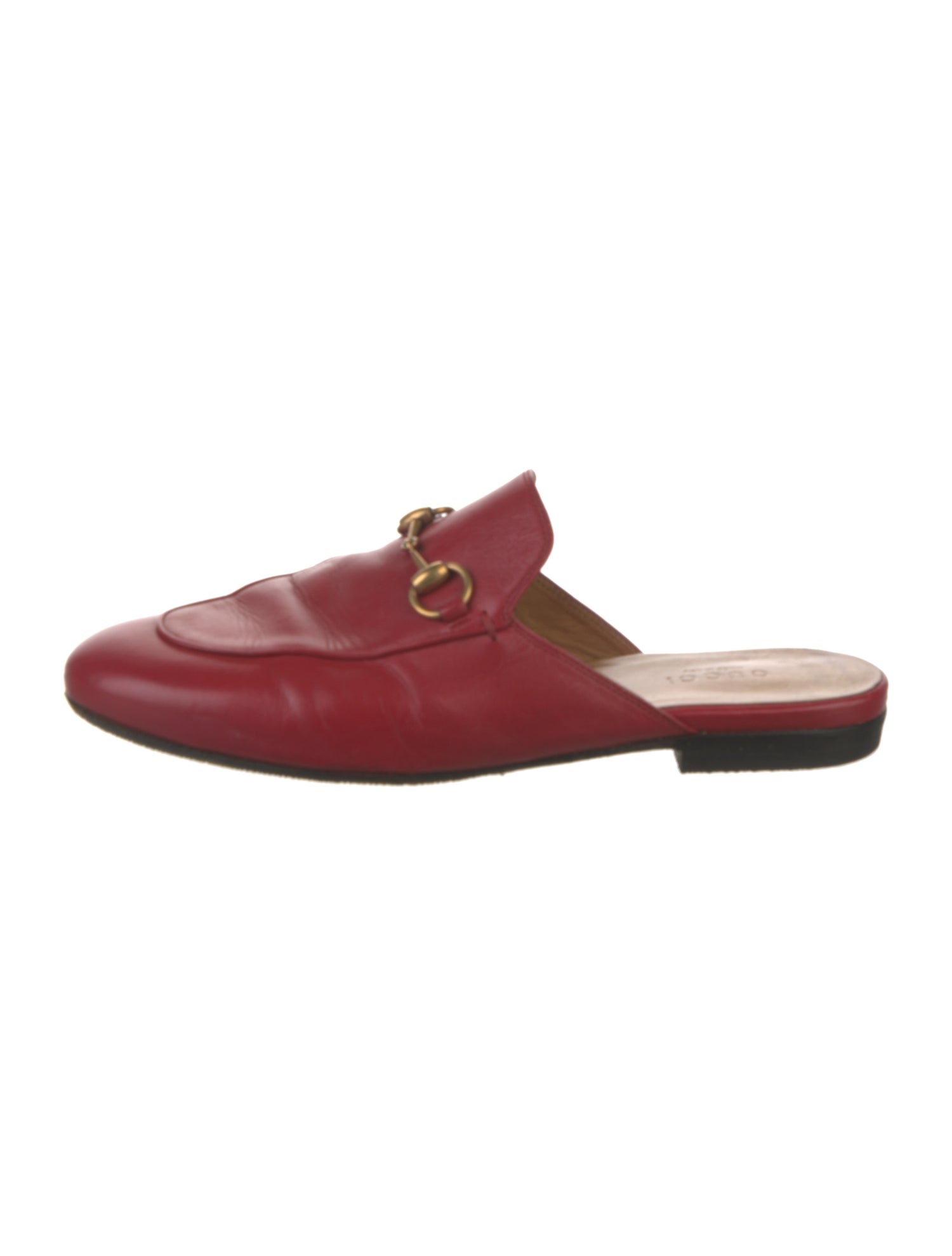 Gucci Horsebit Accent Leather Mules