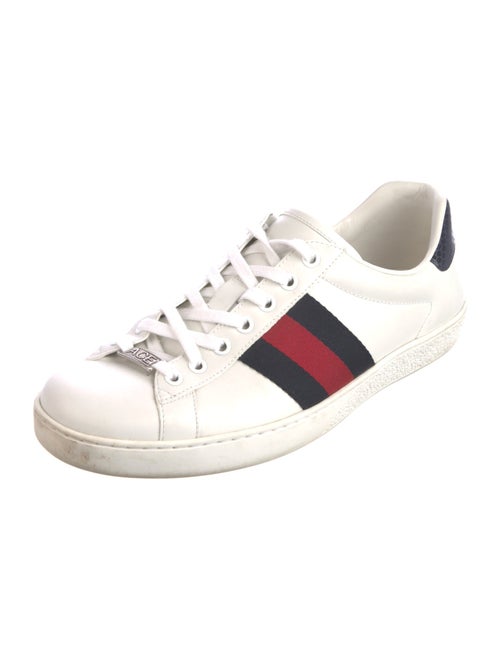 Gucci Sylvie Web Accent Leather Sneakers