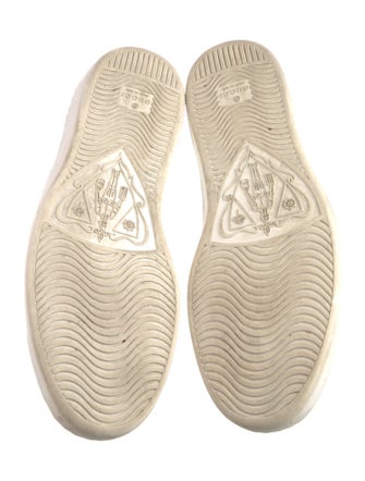 Gucci Sylvie Web Accent Leather Sneakers