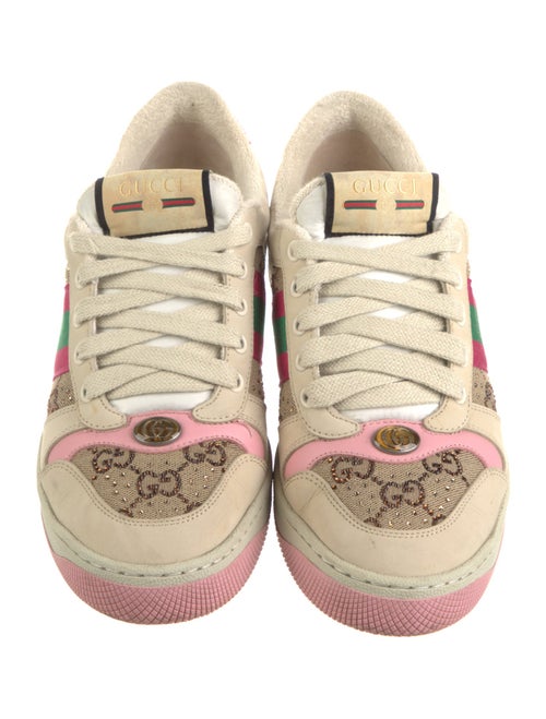 Gucci GG Canvas Leather Sneakers