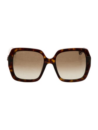 Gucci Interlocking G Logo Oversize Sunglasses