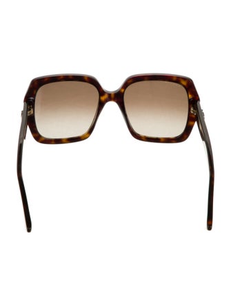 Gucci Interlocking G Logo Oversize Sunglasses