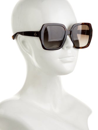 Gucci Interlocking G Logo Oversize Sunglasses