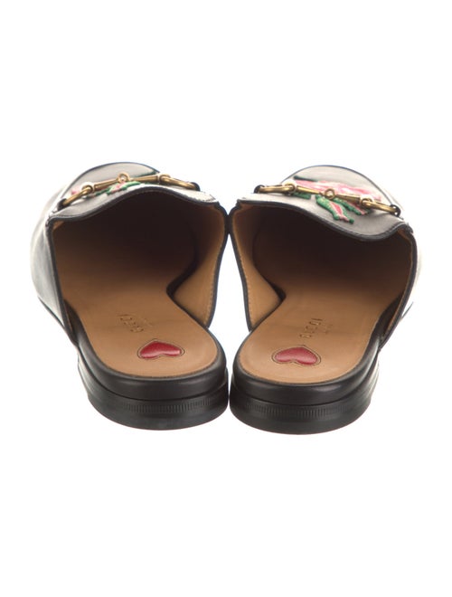 Gucci Horsebit Accent Leather Mules