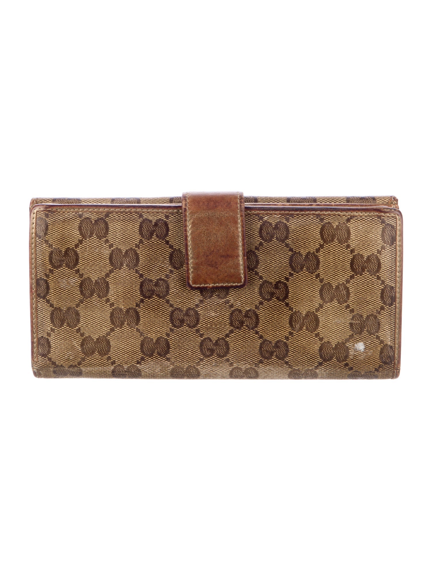 Gucci Vintage GG Supreme Continental Wallet