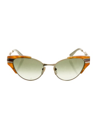 Gucci Interlocking G Logo Cat-Eye Sunglasses
