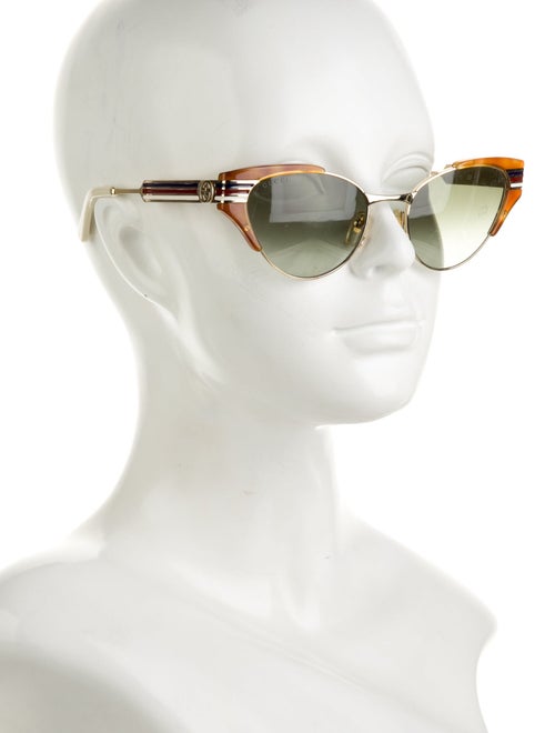 Gucci Interlocking G Logo Cat-Eye Sunglasses