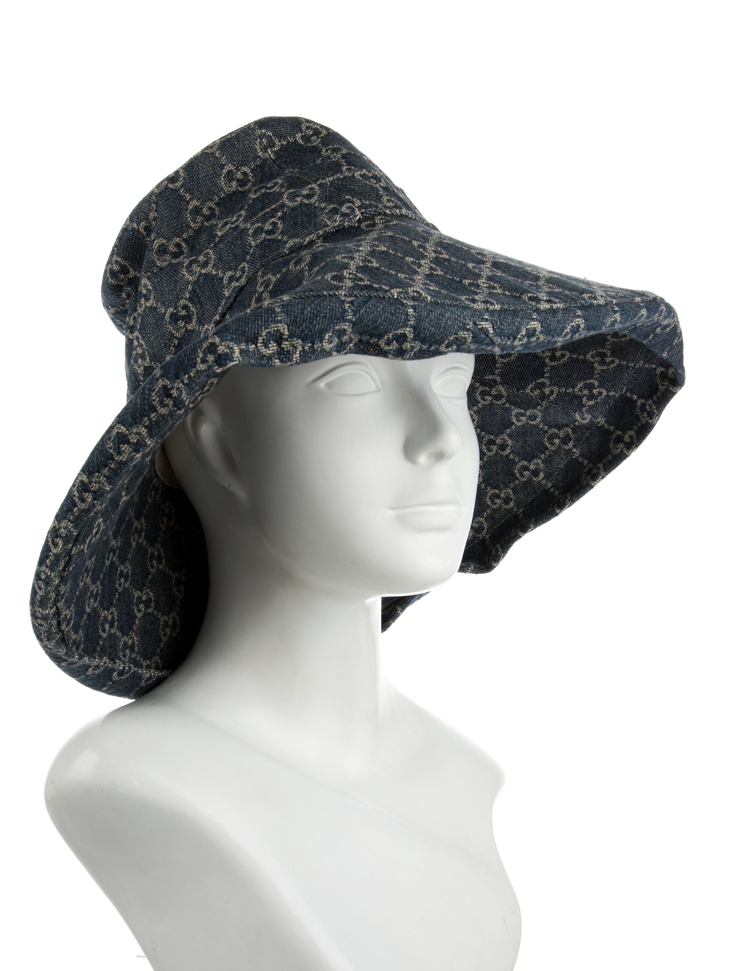 Gucci gg denim bucket hat S