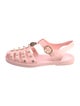 Gucci Running GG Logo Rubber Slingback Flats