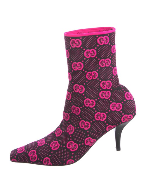 Gucci GG Signature Printed Sock Boots