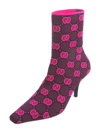Gucci GG Signature Printed Sock Boots