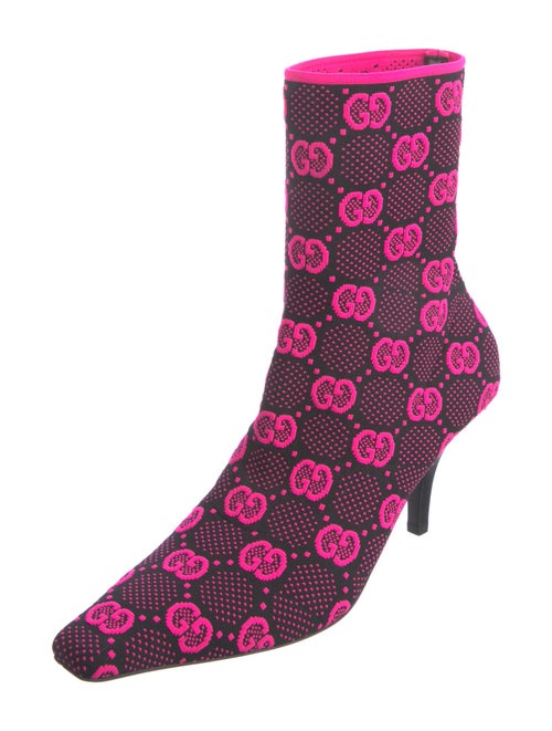 Gucci GG Signature Printed Sock Boots