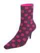 Gucci GG Signature Printed Sock Boots