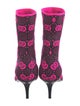 Gucci GG Signature Printed Sock Boots