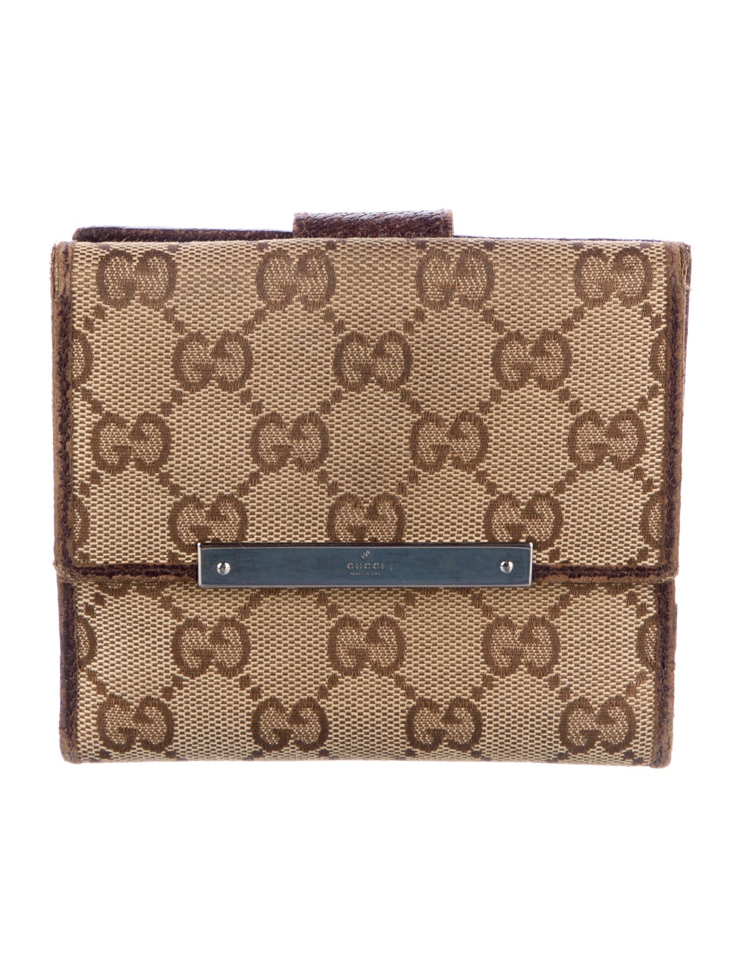 Gucci GG Canvas Canvas French Purse