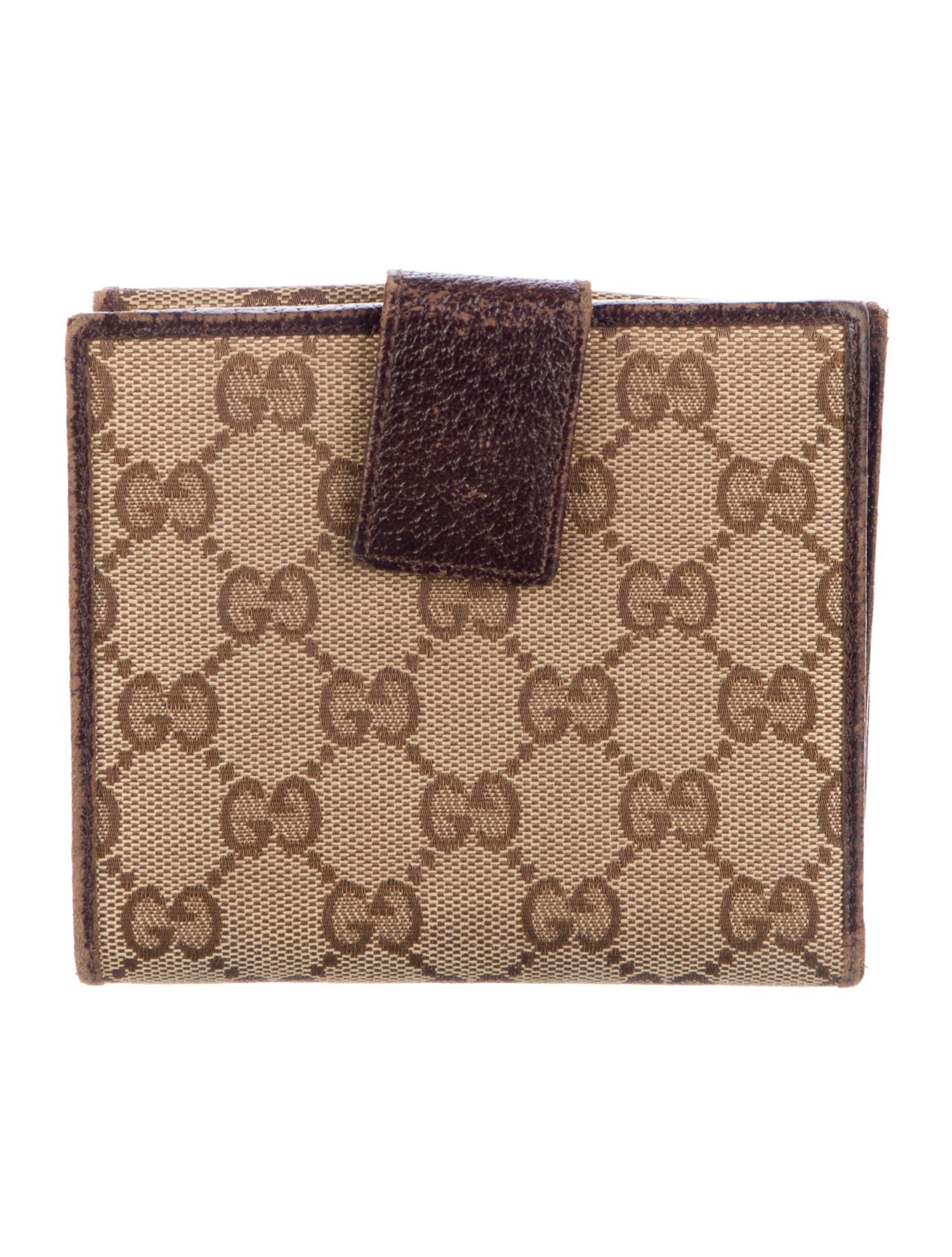 Gucci GG Canvas Canvas French Purse
