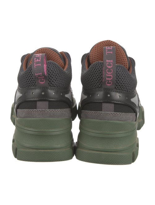 Gucci Leather Printed Chunky Sneakers