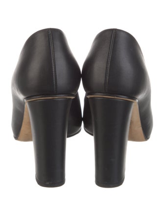 Gucci Horsebit Accent Leather Pumps