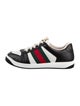 Gucci Web Accent Leather Sneakers