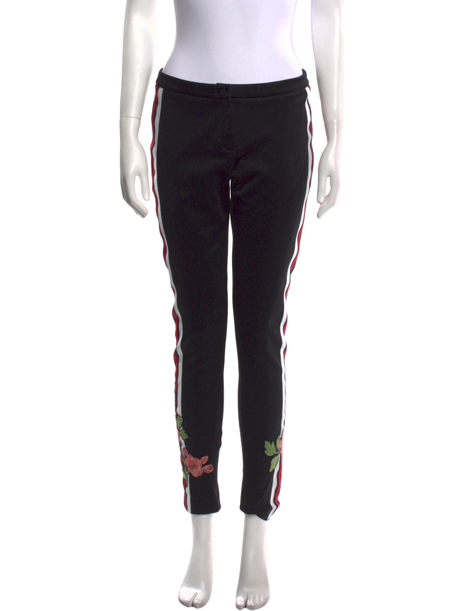Gucci Striped Skinny Leg Pants