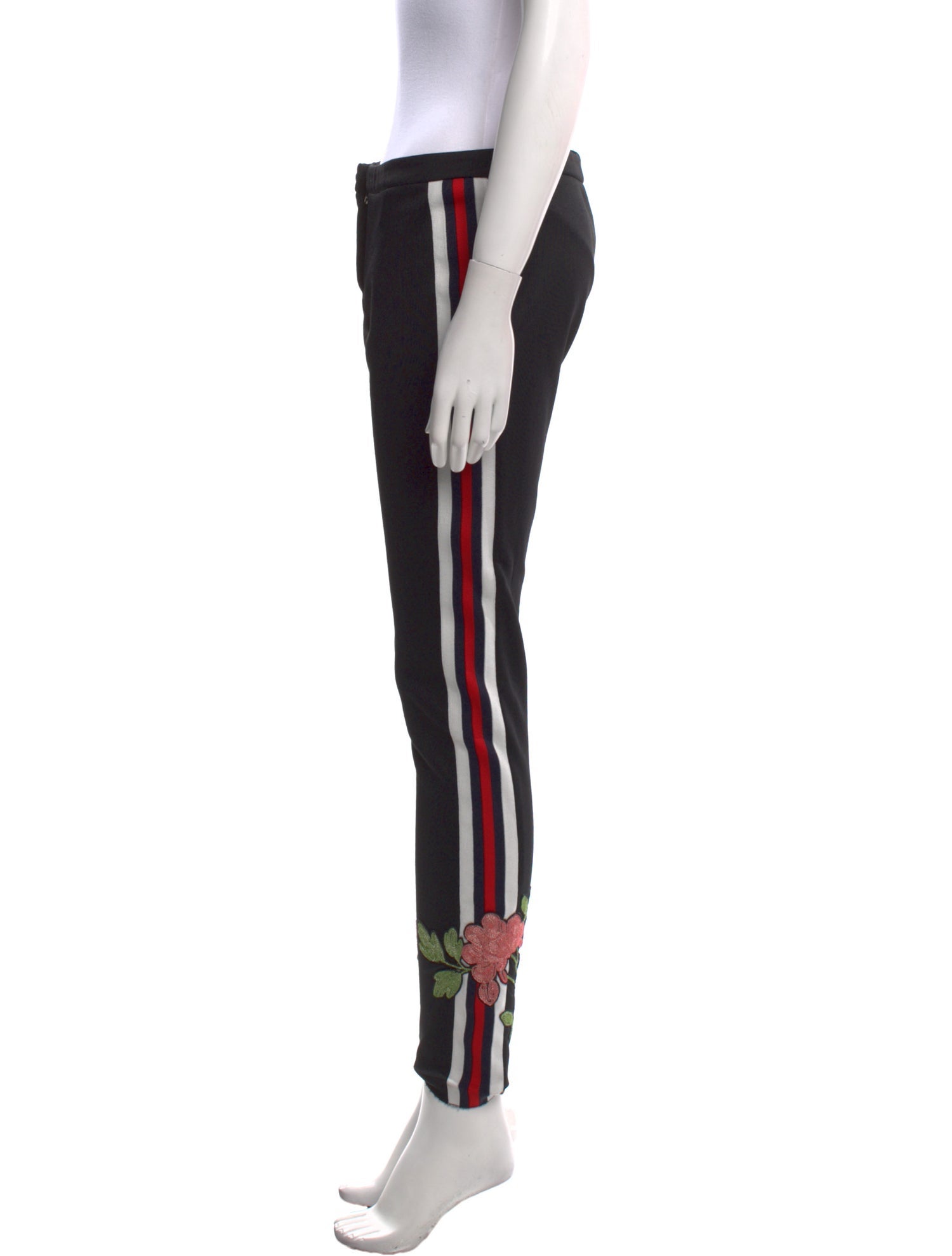 Gucci Striped Skinny Leg Pants