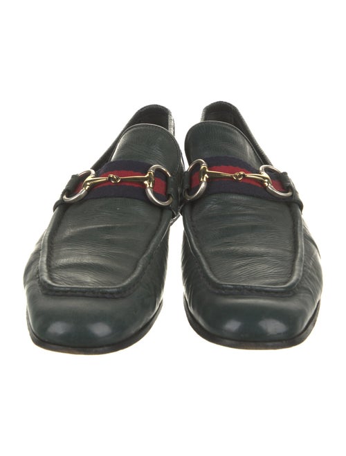 Gucci Horsebit Accent Leather Dress Loafers