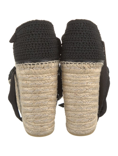 Gucci Faux Pearl Accents Studded Accents Espadrilles