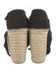 Gucci Faux Pearl Accents Studded Accents Espadrilles