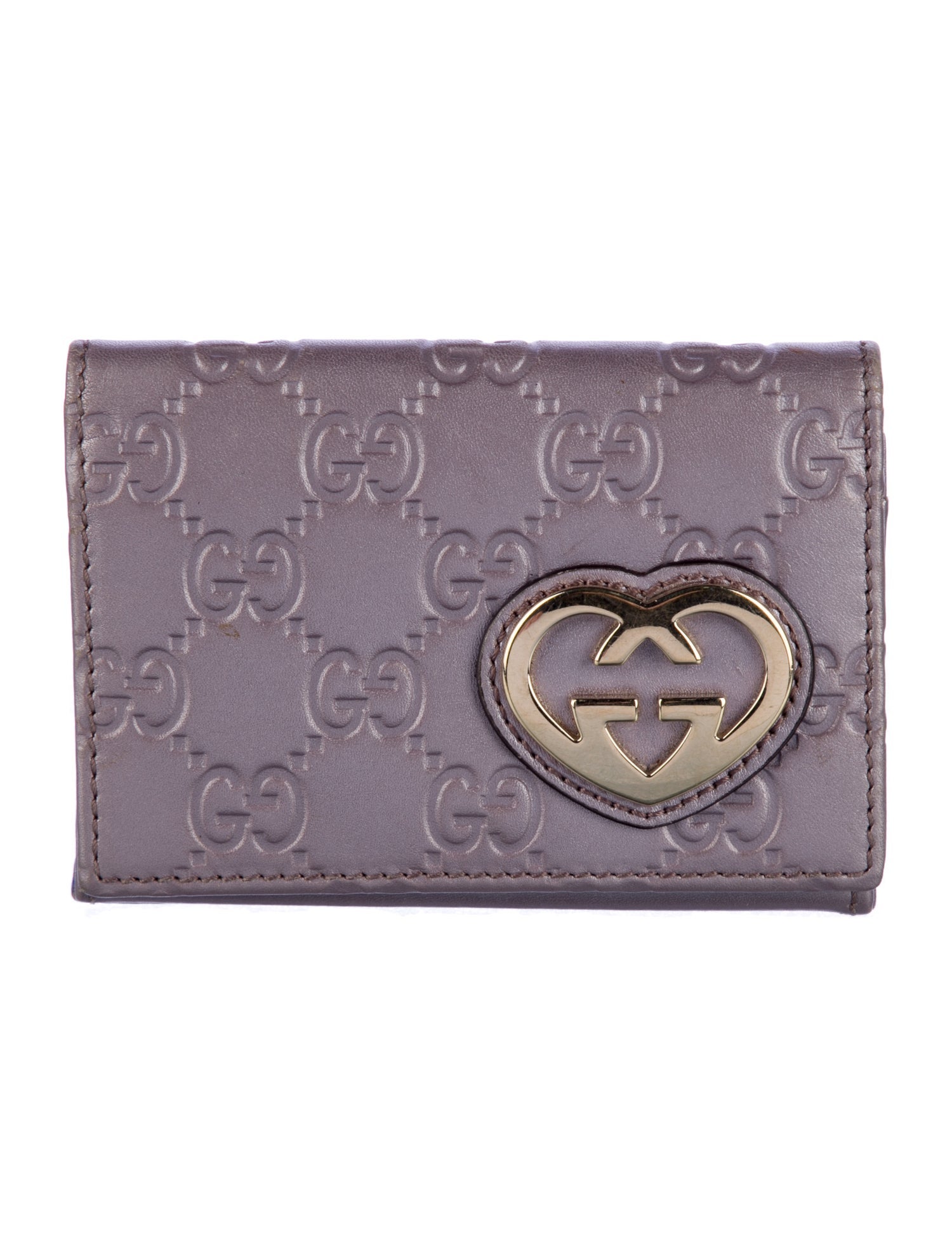 Gucci GG Signature Leather Compact Wallet