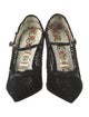 Gucci Lace Lace Pattern D'Orsay Pumps