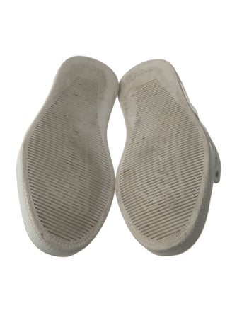 Gucci Web Accent Leather Sneakers