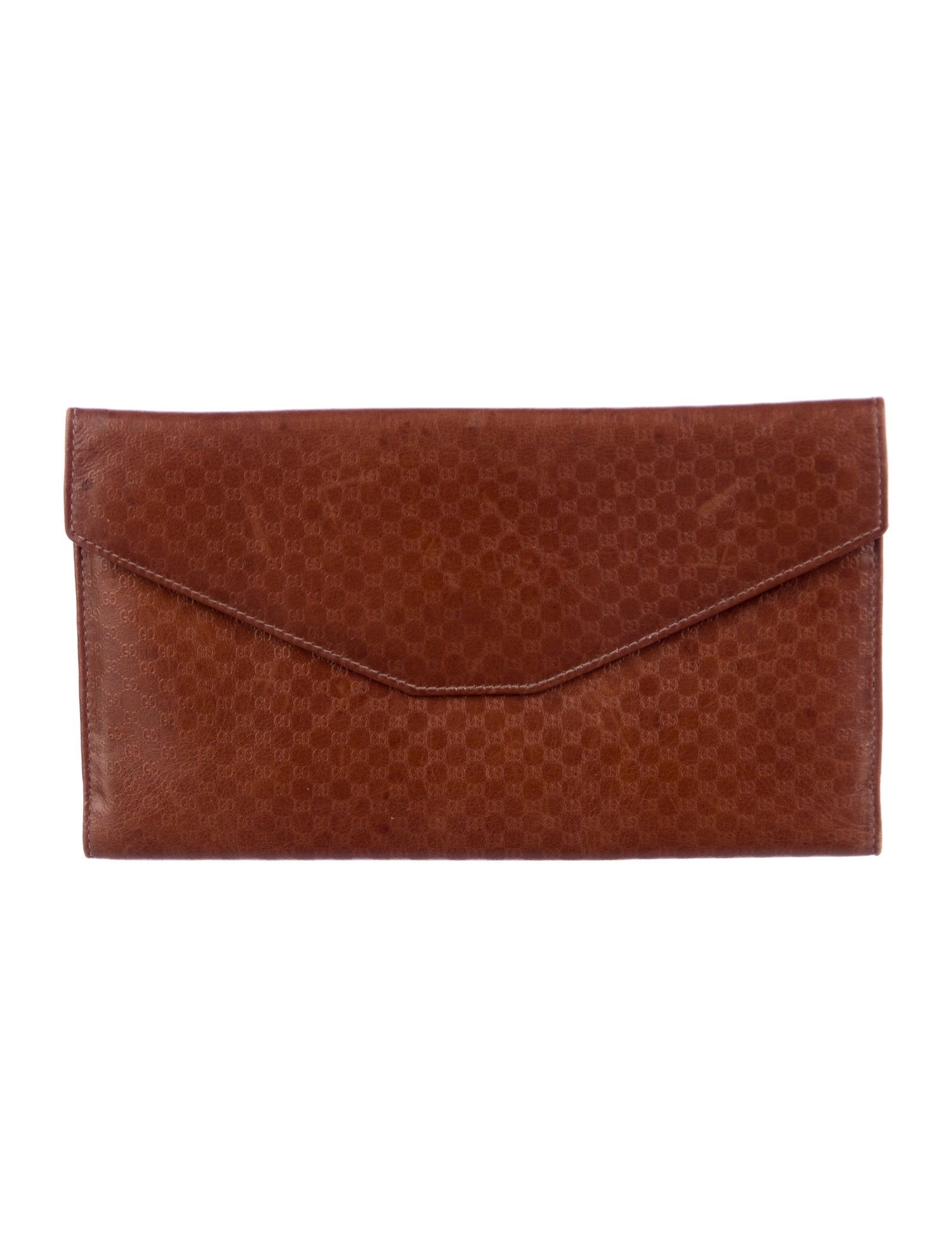 Gucci Vintage Micro GG Monogram Continental Wallet