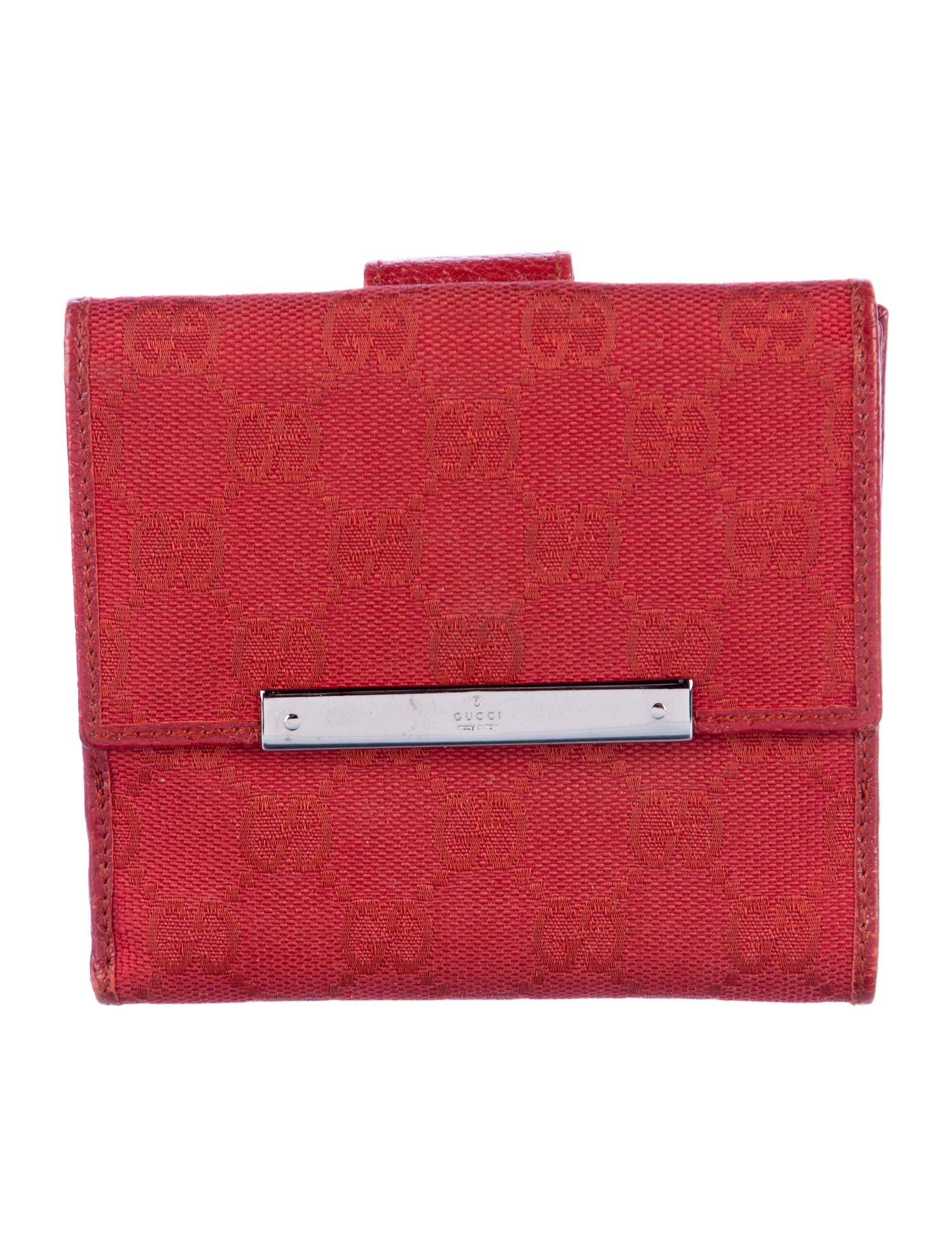 Gucci GG Canvas Canvas Compact Wallet