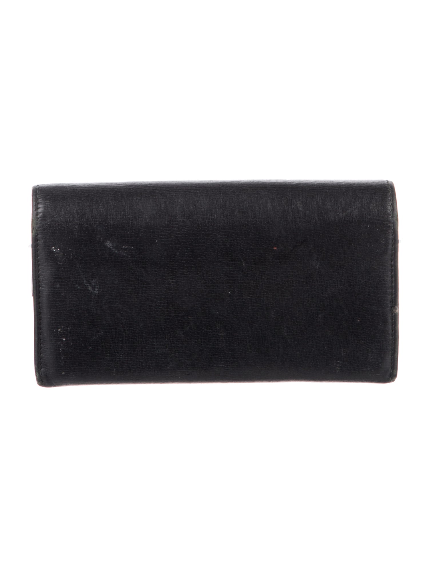 Gucci Interlocking G Logo Leather Continental Wallet