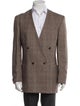 Gucci Wool Plaid Print Blazer