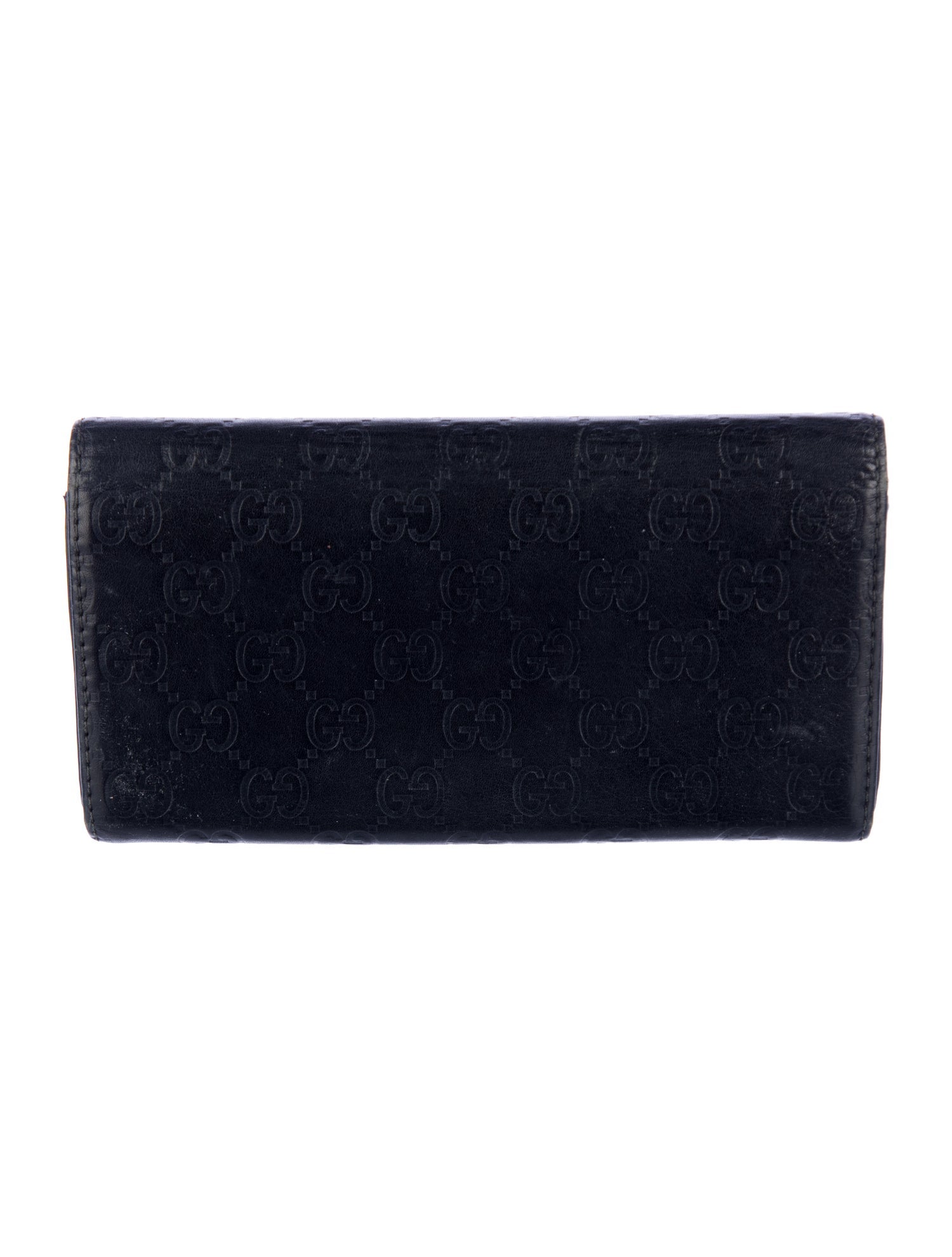 Gucci Interlocking G Logo Leather Continental Wallet