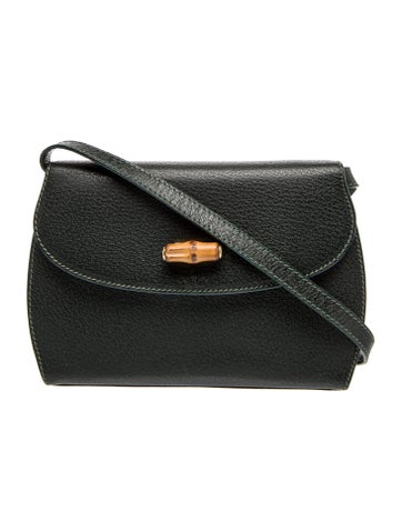Gucci Clutches Bamboo Crossbody Bag Vintage