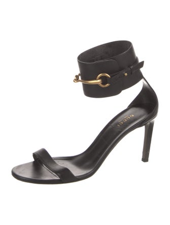 Gucci 1955 Horsebit Accent Leather Sandals
