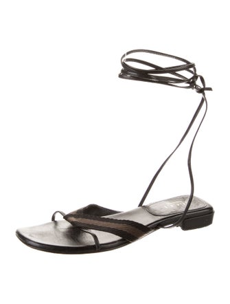 Gucci Leather Gladiator Sandals
