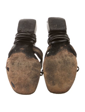 Gucci Leather Gladiator Sandals