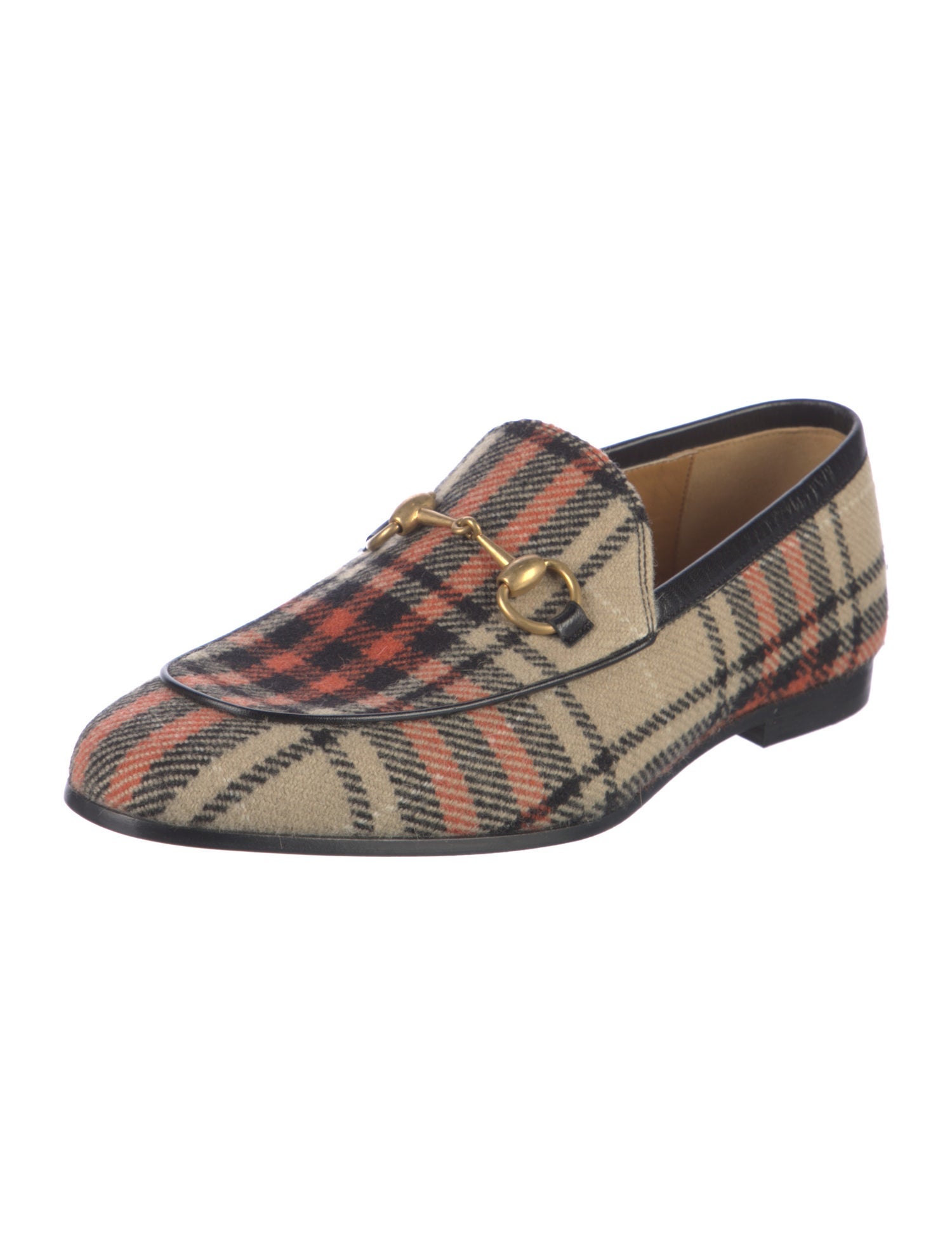 Gucci 1955 Horsebit Accent Wool Dress Loafers